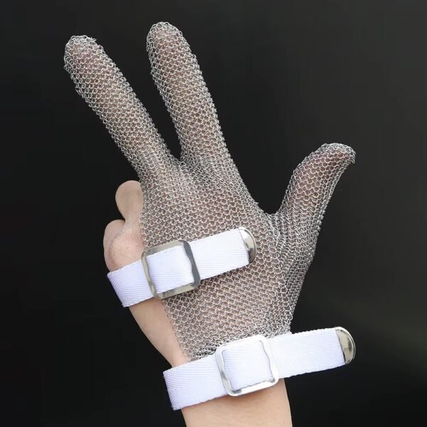 Gant 3 doigt en acier L