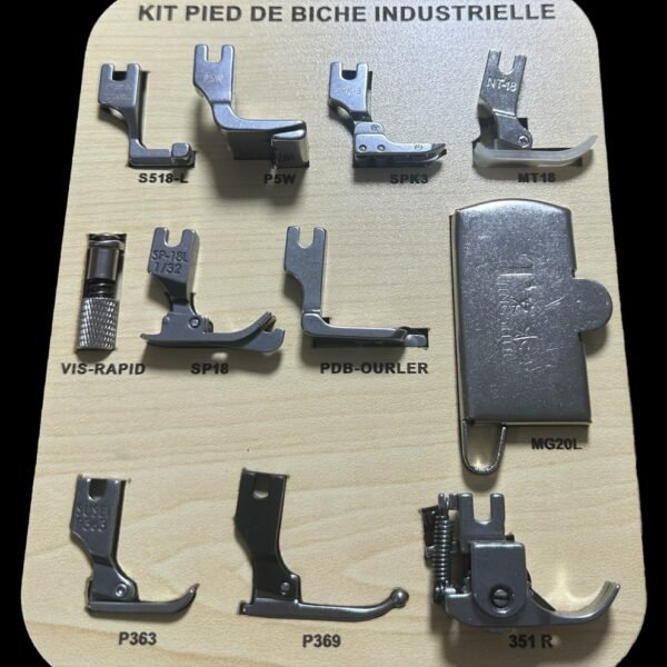 Kit 11pcs  Pied de Biche Industrielle