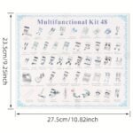 Kit Pied de Biche Pour Machine Portative 48PCS