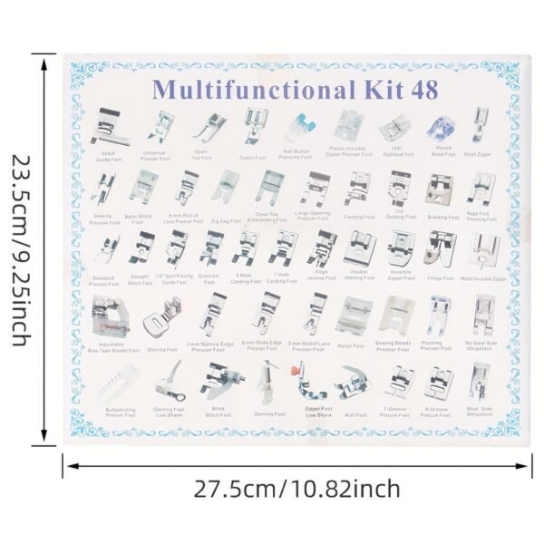 Kit Pied de Biche Pour Machine Portative 48PCS