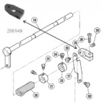 ⁦Support Boucleur Machine Colleteuse Recouvreuse a Canon W600 2061490⁩ - الصورة ⁦4⁩
