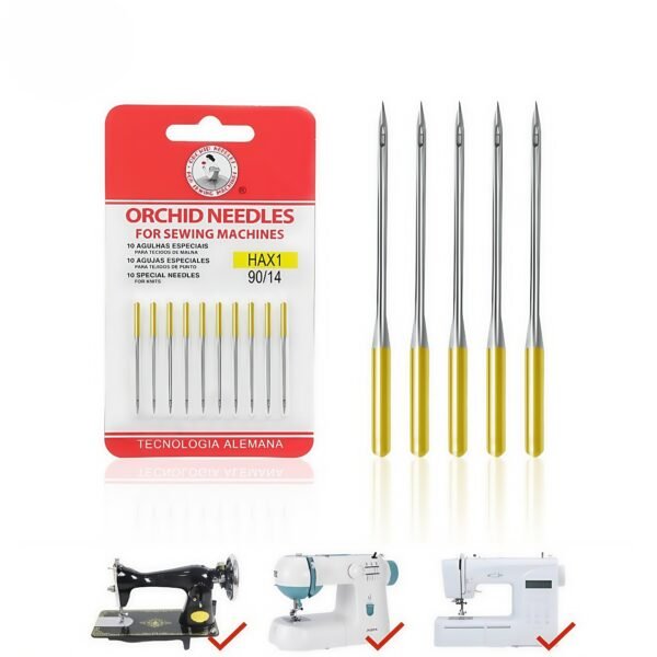 Aiguille Machine a Coudre Portatif HA Tête OR