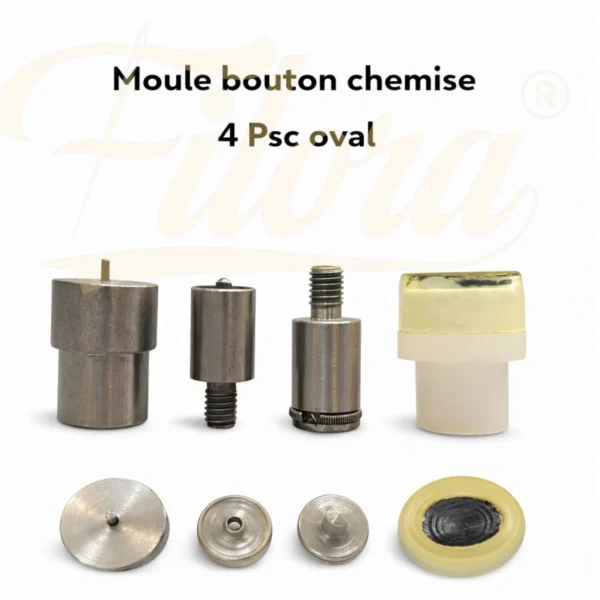 Moule Bouton Pression Metal pour Kamiss Ovale