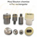 Moule Bouton Pression Metal pour Kamiss Rectangle