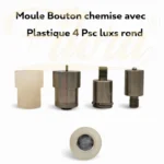 Moule Bouton Pression Metal pour Kamiss Rond